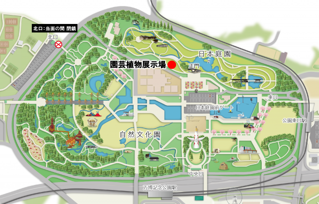 map_園芸植物展示場