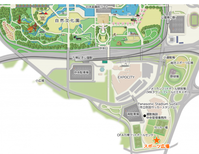 スポーツ広場　MAP